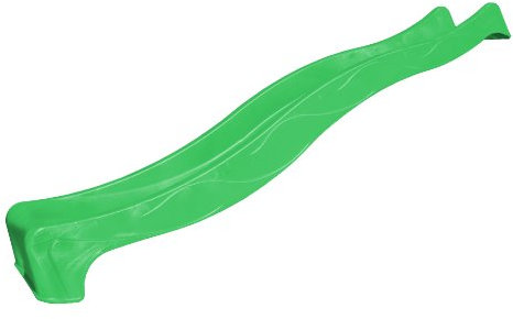 Ondis24 Wellenrutsche 3m Kinderrutsche Anbaurutsche Wasserrutsche für Spielturm oder Hang ab 3 Jahren (300 cm, Apfelgrün)