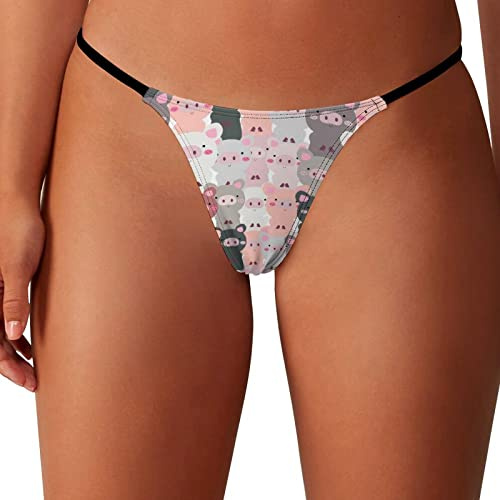 GQWJKSZ Cute Baby Little Mutandine da Donna G-Strings Perizoma Sexy T Back Panty