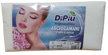 Hermes Shop - Asciugamani in Carta a Secco Usa e Getta 40x70 - Asciugamani Monouso Parrucchieri - Conf 50 PZ - Made in Italy