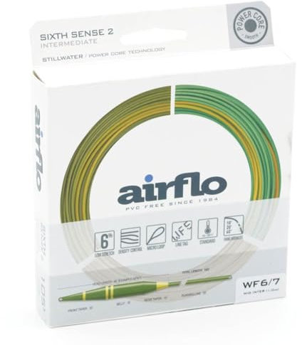 Airflo Sixth Sense 2 Mid Intermediate Fly Line 5/6 wt Translucent Tan