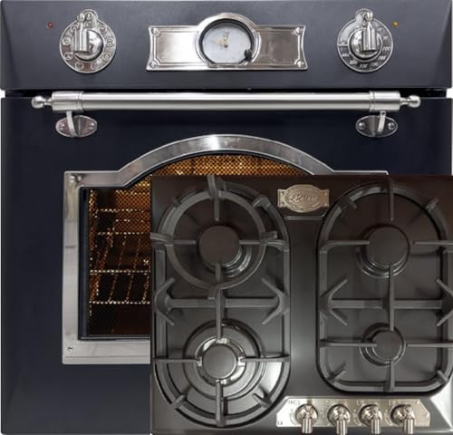 Kaiser Empire EH 6355 Em Sil inbyggd elektrisk ugn 60 cm 67 L kg 6325 Em Sil Turbo gasspis 60 cm