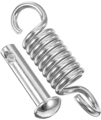 KONTONTY Set Molla per Sedia a Guscio e Ganci per Dondolo per Impieghi Gravosi, Molla di Estensione e Gancio per Sedia Sospesa, Accessori Resistenti per Dondoli e Amache da Patio