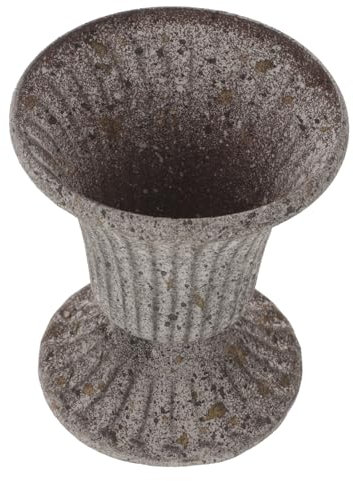 PHENOFICE Vase Funéraire pour Cimetière Pot De Fleurs Commémoratif Conteneur De Fleurs Fer Support pour Tombe