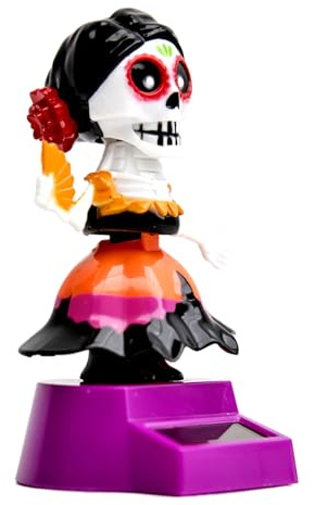 Genérico calavera de asentimiento – Adorno de calavera oscilante para salpicadero – Figura automática de esqueleto para regalos festivos y amigos familiares