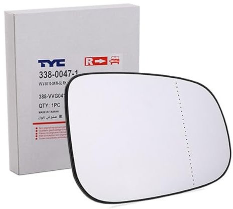 TYC 338-0047-1 Vetro specchio specchio esterno asferico termico Dx