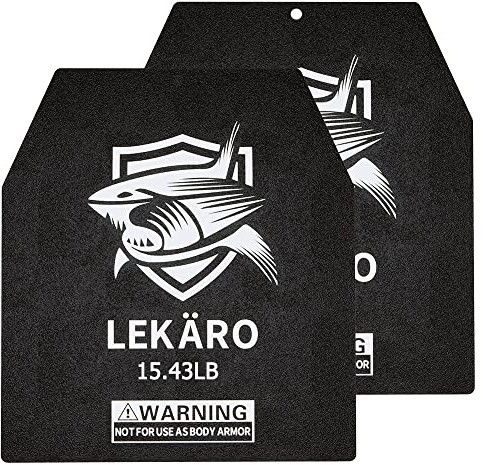 Paire de plaques de poids pour gilet lesté, musculation, entraînement lourd, fitness, course à pied (7 kg)