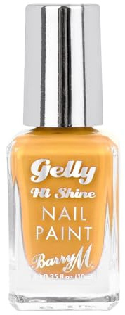 Barry M Gelly Hi Shine Nail Paint, Sunflower |Orange Glossy Nail Polish