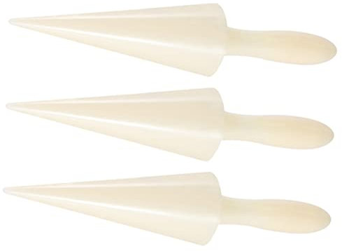 KICHOUSE 3pièces Moule à Cône Pour Cornets De Glace Moule à Œufs à Cônes Gaufrés Pour Desserts Lot De Réutilisables