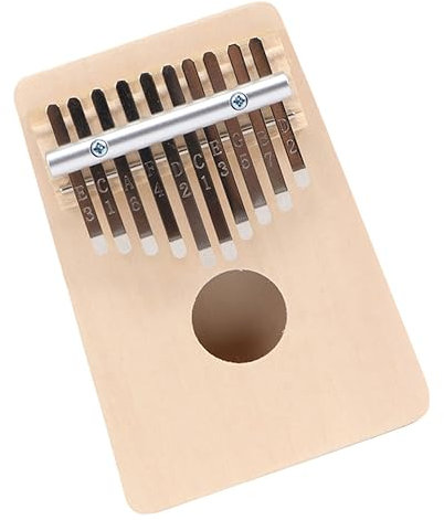 EPIGEIST Holz Fingerklavier Tragbar Daumenklavier Musikinstrument Kalimba Für Anfänger Fingerpiano Mit Stahltasten Klaren Klang