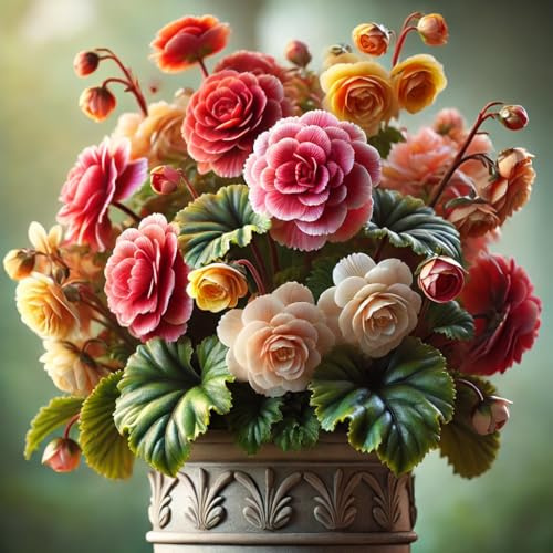 22Day Seeds: Seeds Wax Begonia Mix/Annual Flowers