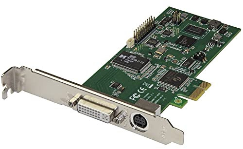 StarTech.com Scheda Acquisizione Video HD PCIe - Scheda cattura video HDMI, VGA, DVI o Video Component a 1080p 60 FPS