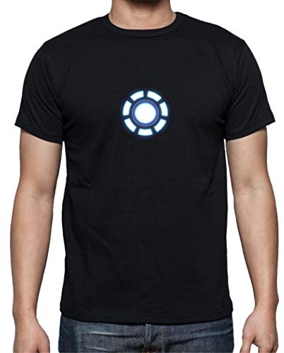 the Fan Tee Camiseta de Hombre Iron Man Los Vengadores Hulk Stark Industries 001 M