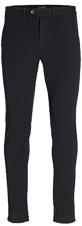 JACK & JONES Herren Jjimarco Jjconnor AKM 769 Black Noos Slim Jeans, Black, 31W 30L EU
