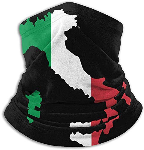 Vince Camu Stirnbänder,Elastisches Kopfbedeckung,Halbgesichtsmaske,Halstuch,Nahtlose Halsgamasche,Unisex-Gamasche Mit Italienischer Flagge,Stirnbänder,Kopftuch,Sturmhaube,Kopfbedeckung 50X25Cm