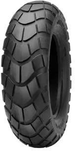 Pneumatico 100/90-10 Compatibile per Ape 50 Moto Scooter TASSELLATO Rinforzato 8PR Gomma 61L COPERTONE TUBELESS