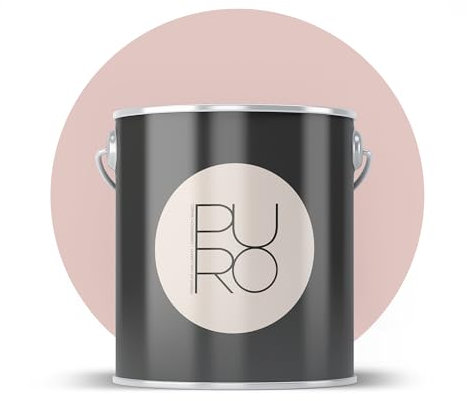 livingwalls PURO Premium Pintura de pared c2027 – Pintura de pintor con muy alta opacidad – pintura interior mate de alta calidad en rosa – 5 l