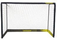 Fußballtor aus Stahl - Verschiedene Größe - Schwarz - Bodenverankerung und Transporttasche inkl. (3 x 2 m)