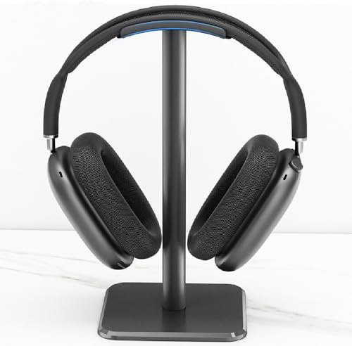 HoneTeek Soporte universal para auriculares, soporte universal para auriculares para Airpods Max, soporte para auriculares para computadora, accesorios de juegos, colgador de auriculares para