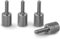 Precisiongeek Moleté Pouce vis acier inoxydable M3.5 x 12mm - clé à six pans creux dans la tête