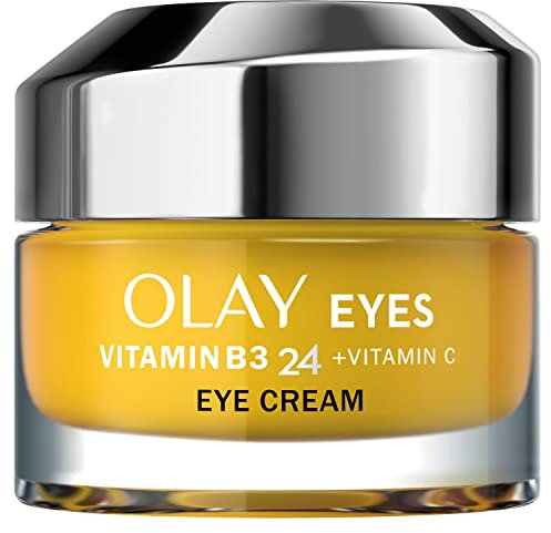 Olay Vitamina C Crema Contorno de Ojos, Cuidado para Ojeras, Ojos Hinchados con Niacinamida al 99% de Pureza. Ilumina, Unifica, Hidrata. 15 ml