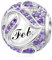 LANBEIDE Februar Geburtsstein Charms für Pandora, 925er Sterlingsilber Charms für Pandora Armband, Geburtstags Geschenke für Frauen