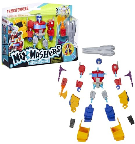 MixMashers Transformers Optimus Prime individuell kombinierbare Deluxe Action-Figur & Accessoires
