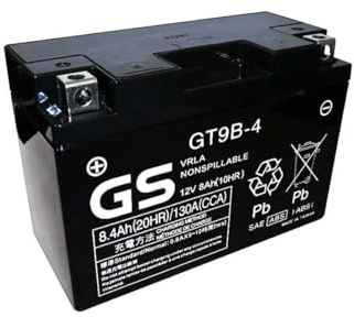 Batería de Gel GT9B-4 equivalente a YT9B-BS para moto GS original 5FL-82100-01
