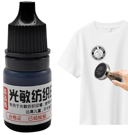 Siebdruckfarbe - 5 Ml Stofftintenübertragungspaste, Wasserdichte Stoffblockdrucktinte Für Die Home -Dekoration, Anklammung An Baumwolle, Leinen Und Stoffen