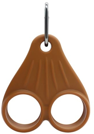 Yorajuy Saco para Pelotas de Golf, Gancho de Almacenamiento Deportivo de diseño Divertido, portátil para Pelotas de Golf, para golfistas, Hombres, Atletas, Interiores y Exteriores, Brown