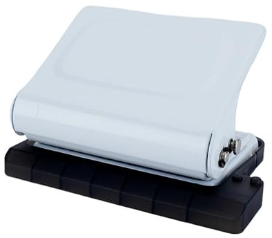 Machine à Relier Perforateur De Papier À 10 Trous, Carte Reliure Livre, Manuel Production Portable Pour Machine Spirale A4 B5 /26 Idéale pour la maison ou petit bureau(White)