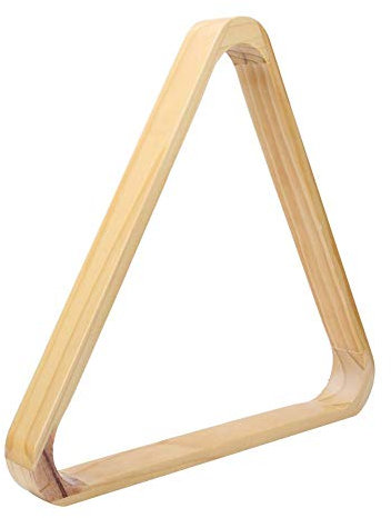 Alomejor Billard Dreieck Professionelle Billard Ball Rack Holz Dreieck- und Diamant-Snooker Ball Racks Billardtisch-Zubehör(British)