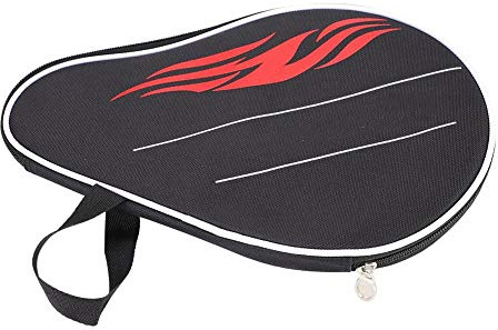 Keenso Tischtennisschläger Tasche, Tischtennis Schlägerhülle Pong Paddel Fledermaus Tasche mit Balls-Tasche（ 30 x 20 x 2cm）