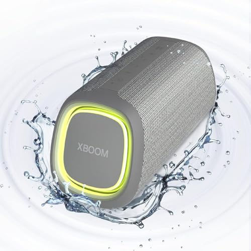 LG XBOOM Enceinte Bluetooth, Portable et légère,Son Puissant et Basses Profondes,(40W, Google, Siri,Alexa) DXG7QGR
