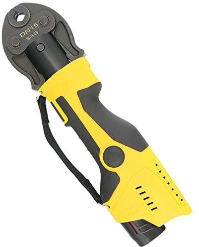 Elektrohydraulische Pressmaschine,Presszange Kupferrohr,Rohrpresszange,Stainless Steel Crimping Tool With 3 Jaws DN15,DN20,DN25,Mit 2 Wiederaufladbaren Batterien FüR Kupferrohre,Edelstahlrohre,1series