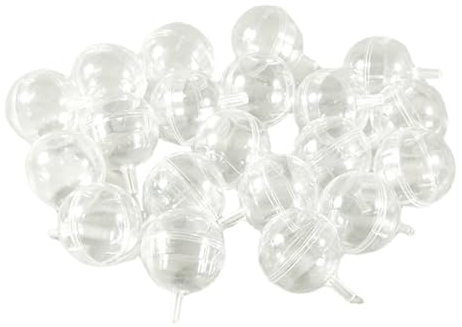 Ywmsfl 20Pcs Clear Chocolate Bouquet Holder Round Candy Truffle Holder Chocolate Box For Wedding Valentines Birthday