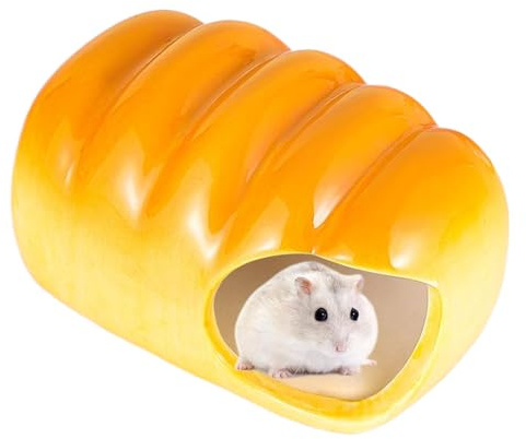 Hamster Maison, Cachette en Céramique Pour Hamster, Hamster Hideout, Maison de Hamster en Céramique, Planque Hamster en Céramique pour Hamsters, Chinchillas, Écureuils et Autres Petits Animaux