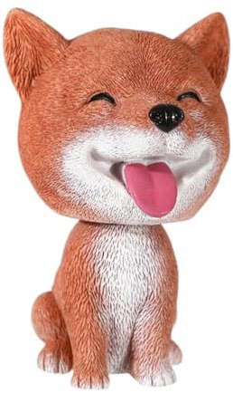 ＡＷＨＡＯ Figura de Perro Cabezón para Salpicadero de Coche, Juguete Decorativo para Mesa