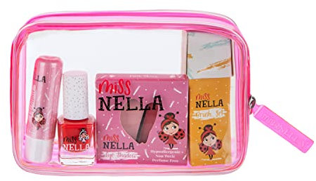 MISS NELLA Kosmetiktasche, Girly Mädchen Kosmetikartikel. Perfekt für Ihre kleine Prinzessin, spielend schick Machen wie Mama…