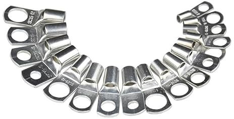 Cosse À Sertir Kit Cosses Electriques 50 Mm X 8 Mm Cosse Câble De Démarrage De Batterie Soudage À Sertir Anneau De Borne SC Bornes De Qualité (Couleur : SC50-8, Taille : 10pcs)