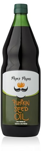 Pepo Papa - Olio di semi di zucca puro al 100%, ottenuto dalla prima spremitura con metodo tradizionale (1 Litro)