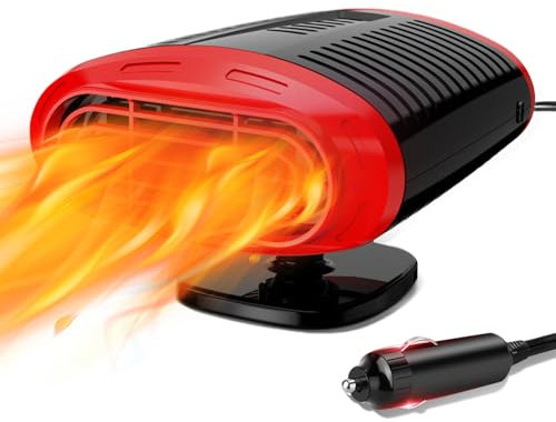 200W Autoheizung 12v: Auto Heizung Tragbar akku kfz Heizlüfter, Zigarettenanzünder 12 Volt Standheizung Scheibenheizung sitzheizung mit Ventilator für Wohnmobil PKW Camping LKW 12 v Car Heater
