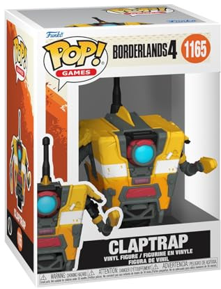 Funko POP! Games: Borderlands 4 - Claptrap | Official Video Games Merch - Collectable Vinyl Figurine for Shelf Display - Birthday Gift Idea for Fans and Collectors