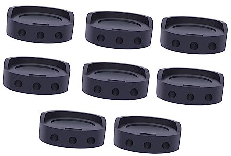 KICHOUSE 8 Alfombrillas Antideslizantes para Electrodomésticos Pedestales Refrigeradores Soportes Deslizantes para Lavadoras Alfombrillas De Fieltro para Muebles De Resina