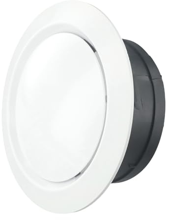 Gdfnmogo Ceili - Diffusore per presa d'aria calda in ABS variabile, semplice diffusore per ventilazione HVAC, per riduzione del rumore di scarico interno (200 mm)