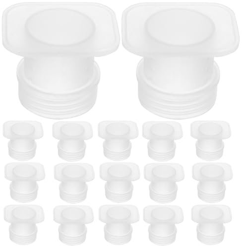 Veemoon 20 piezas Unidades Alimentador Agua para Abejas con Diseño Goteo Preciso Tapa Especial Dispensador Portátil para Apicultores Mantenimiento Colmenas Saludable