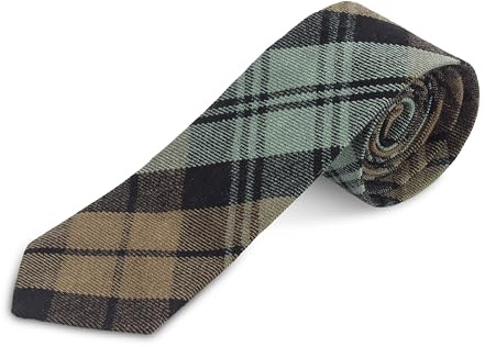 Hamilton Kilts Cravatta scozzese nero Stewart tartan scozzese tradizionale acrilico twill tessuto motivo a quadri, Blackwatch esposto alle intemperie, Taglia unica