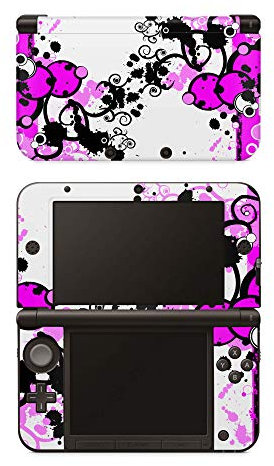 Skins4u Aufkleber Design Schutzfolie Vinyl Skin kompatibel mit Nintendo New 3DS XL Simple Pink