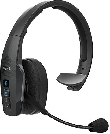 BlueParrott B450-XT Noise Cancelling Bluetooth Headset – Updated Design with Long Wireless Range, Up to 24 Hours of Talk Time & IP54-Rated Wireless Headset (Renewed)