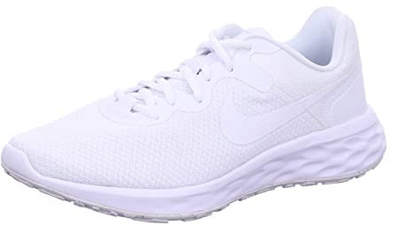 Nike Revolution 6 Straßenlaufschuh für Herren, White/White-White, DC3728-102, 44 EU (10 US)