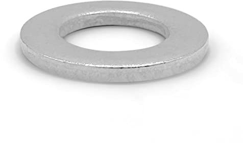 NOLDAR | Rondelle piana DIN 125 per metrico M30 (5 pezzi). Acciaio inossidabile AISI 304 (A2). Diametro interno 31 mm. Diametro esterno 56 mm.